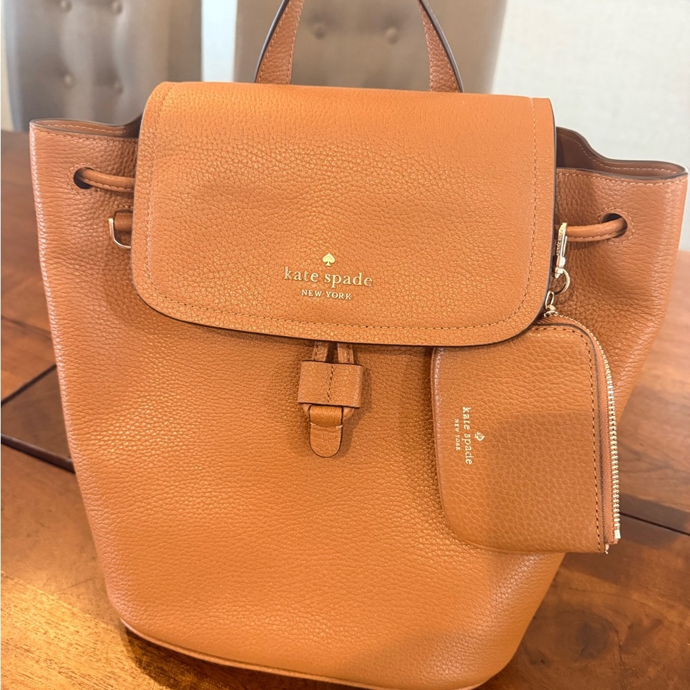 Kate Spade medium Rosie Leather Backpack with Pouch